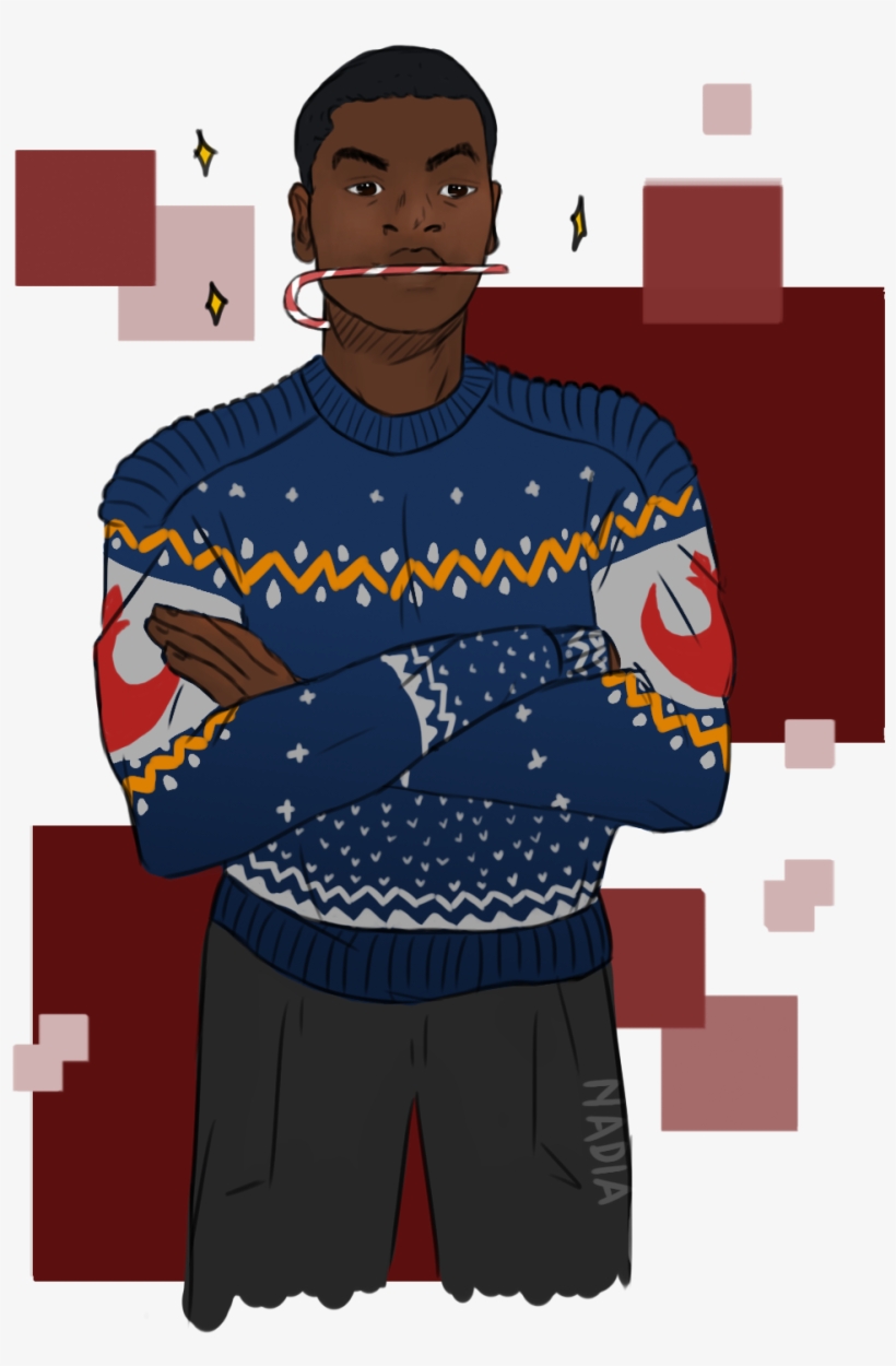 “if Star Wars Characters Wore Ugly Sweaters - Poe Dameron, transparent png #3201303