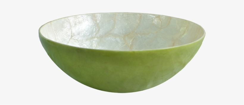 Citrus Capiz Shell Salad Bowl, Small - Ceramic, transparent png #3201542