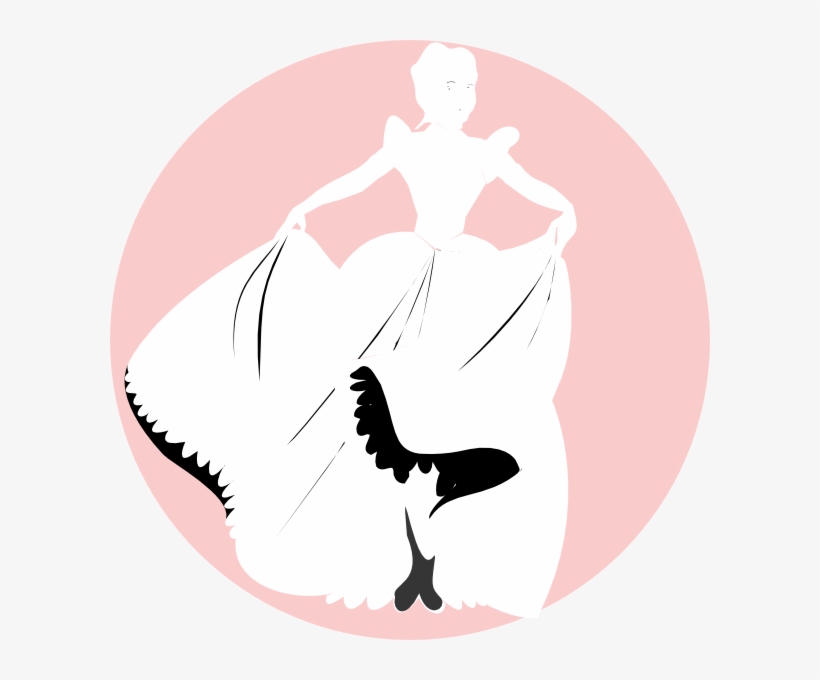 Disney Princess Cinderella Silhouette Clip Art - Disney Princess, transparent png #3202149