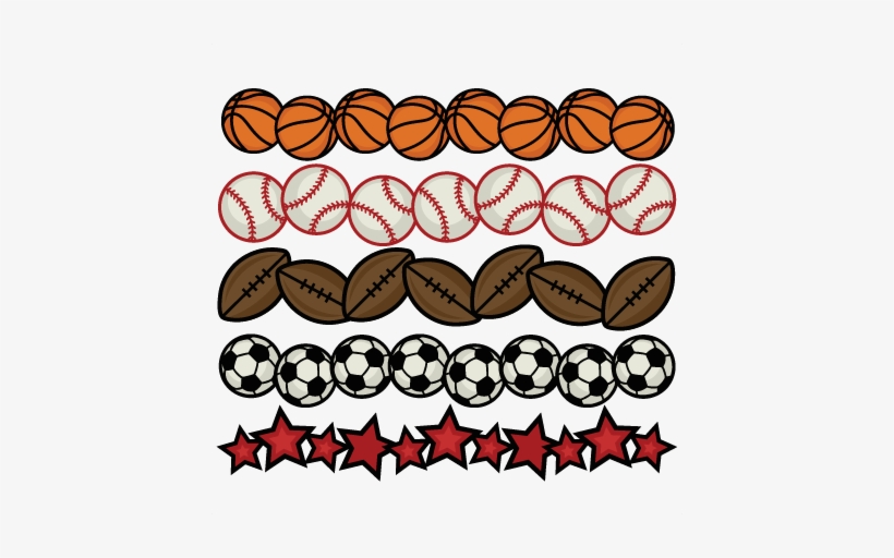Catwoman Clipart - Sports Balls Border Png, transparent png #3202170