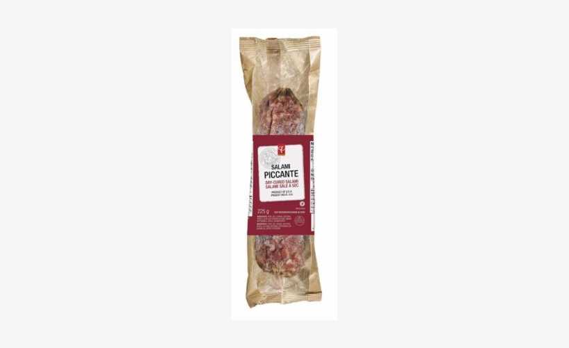 Pc® Salami Piccante Dry-cured Salami - President's Choice Salami, transparent png #3202508