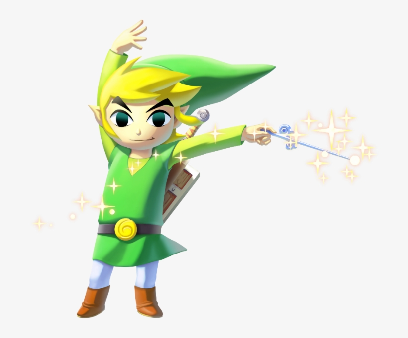 Wiiu Wind Waker Link - Zelda Wind Waker Link, transparent png #3202537