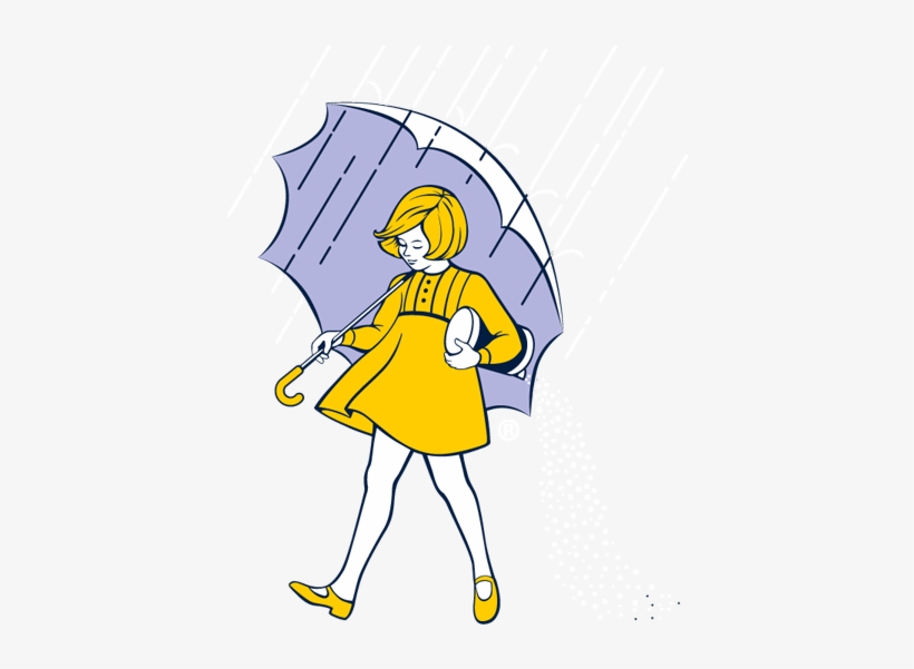 Morton® Salt Distributor Since - Morton Salt Girl Svg, transparent png #3203365