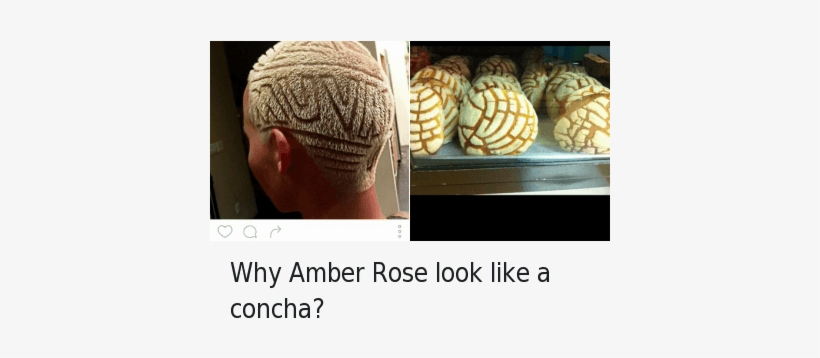 Amber Rose, Food, And Haircut - Amber Rose Hair Meme, transparent png #3203432