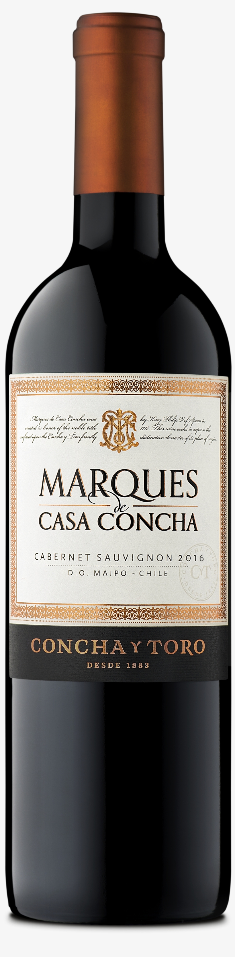 Marques De Casa Concha Cabernet Sauvignon 2016 750ml - 2013 Casanova Di Neri Brunello, transparent png #3203585