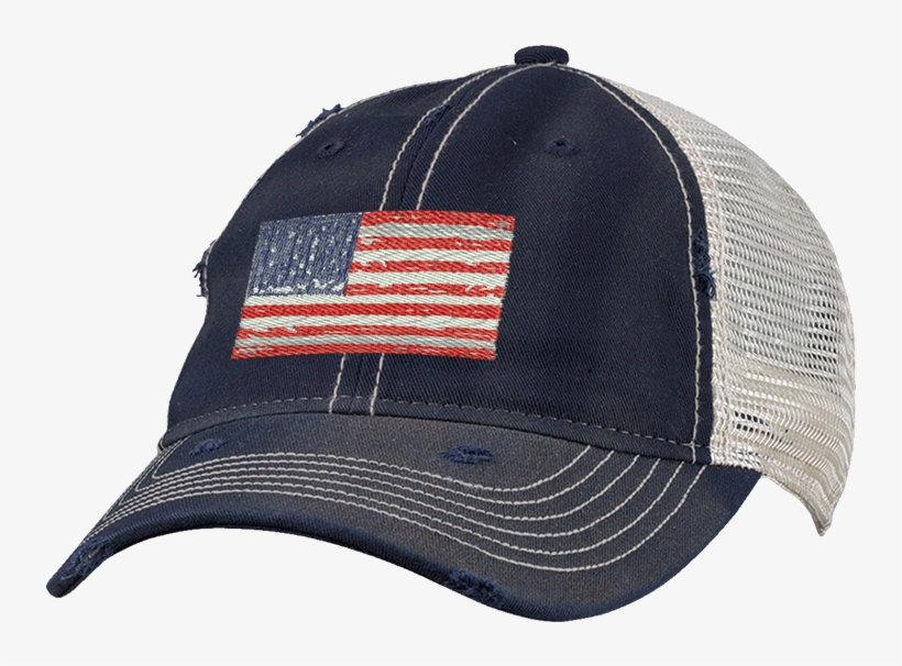 American Flag Hat - American Flag Hat Trucker, transparent png #3203675