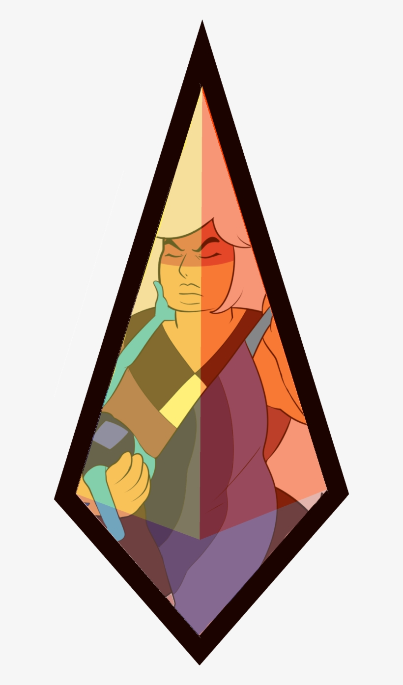 Jasper Gem - Steven Universe Homeworld Amethyst Back Gem Gemcrust, transparent png #3204124