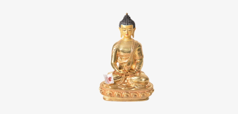 Gold Plated Buddha - Gold, transparent png #3204383