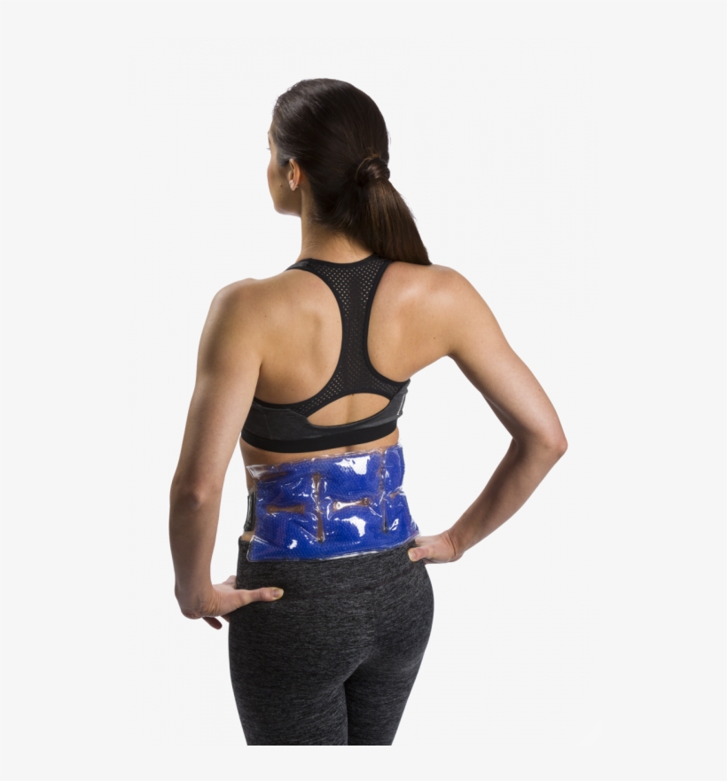 Therapearl Back Wrap In Use - Sports Bra, transparent png #3204436