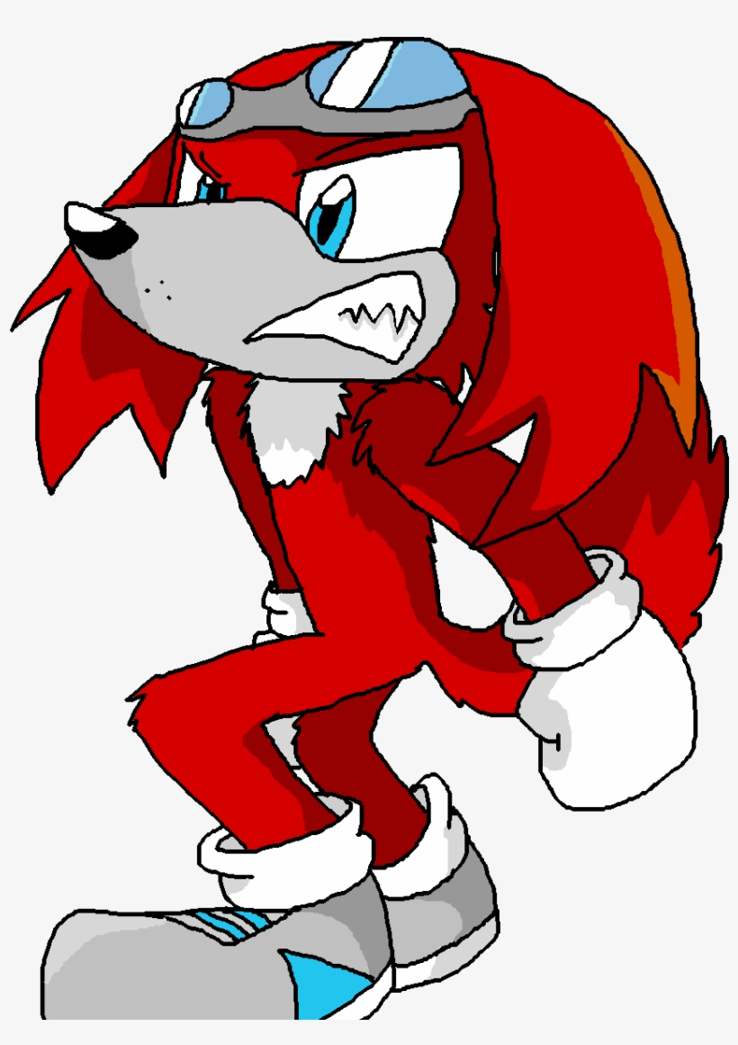 Knuckles The Echidna On Steroids Knuckles The Echidna - Knuckles Angry, transparent png #3204505