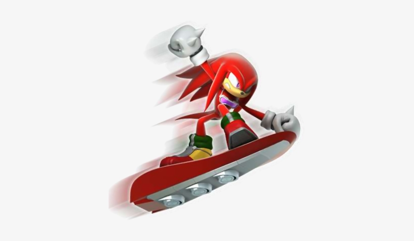 Sonhar E Brincar - Sonic Riders Zero Gravity Knuckles, transparent png #3204574