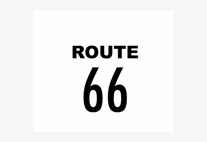 Free Vector Route 66 Clip Art - T Shirt, transparent png #3204864