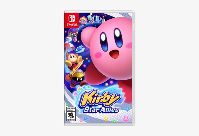 Kirby Star Allies Box Art - Kirby Star Allies Switch, transparent png #3205116