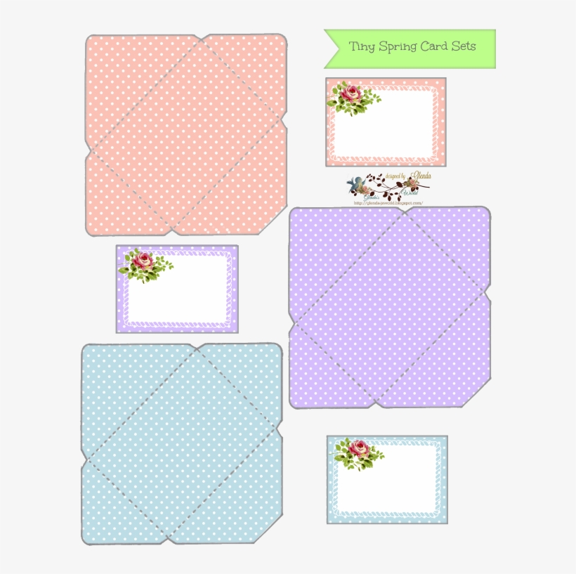 🐤 Tiny Spring Note Card Sets 🐤 - Motif, transparent png #3205357
