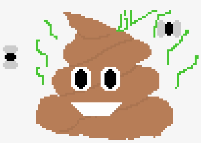 Poop Emoji - Poop Emoji Pixel Art Png, transparent png #3205737