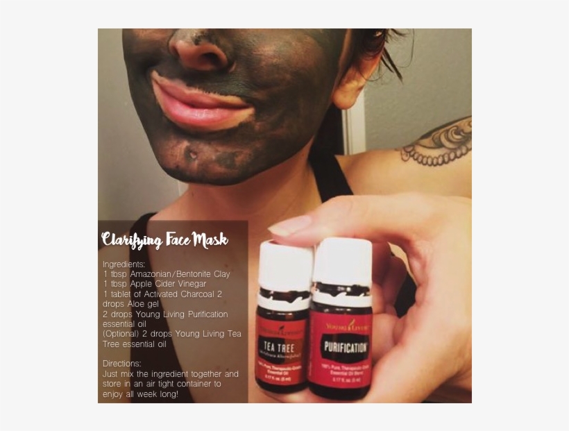 Clarifying Face Mask Recipe - Young Living Charcoal Bar Soap, transparent png #3206009