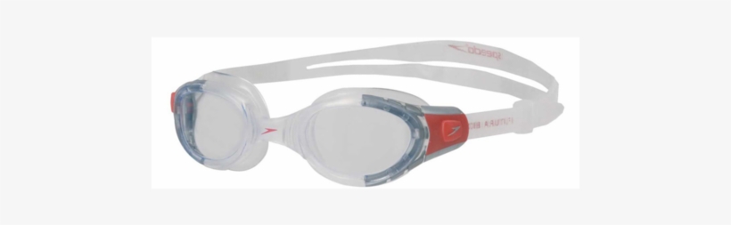 Speedo Futura Biofuse Goggle, Clear/red - Speedo Futura Biofuse Goggle - Black/smoke, transparent png #3206194