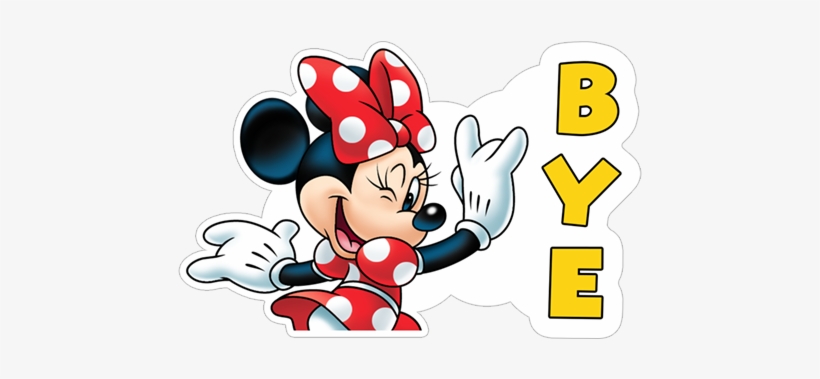 Viber Sticker «minnie Mouse» - Minnie Mouse Stickers Viber, transparent png #3206779