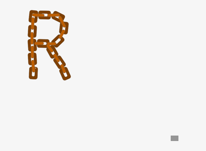 Chain Letter Brown Svg Clip Arts 600 X 521 Px, transparent png #3206819