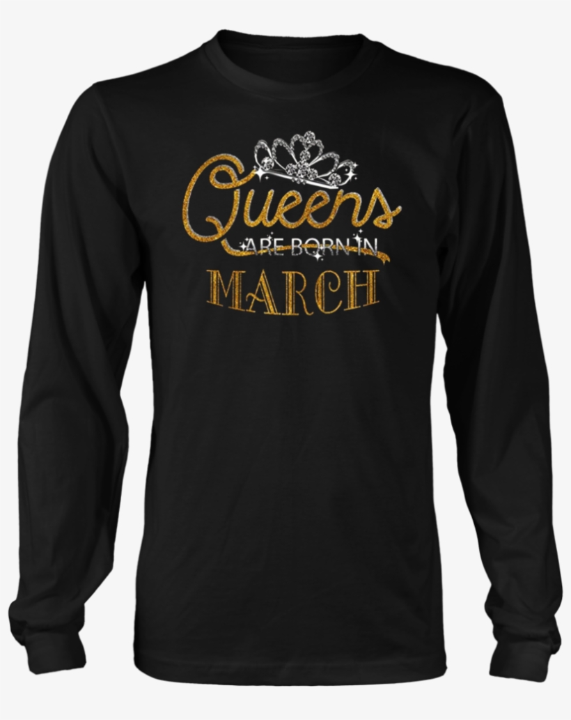 Queens Are Born In Crown March Gold Silver Glitter - Game Over Man Game Over T Shirt, transparent png #3207068