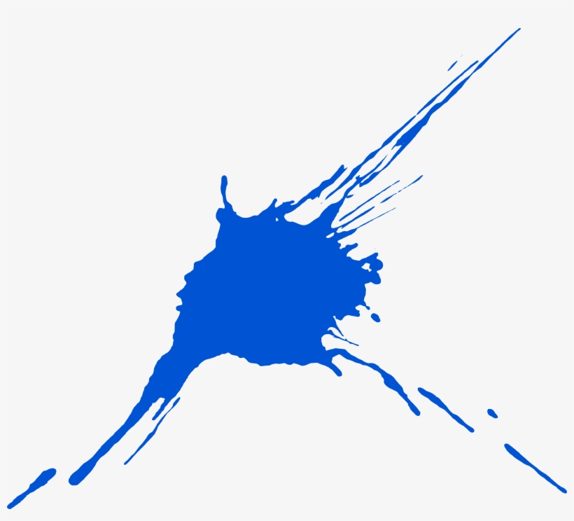 10 Blue Paint Splatters - Blue Paint Splatter Transparent, transparent png #3207107