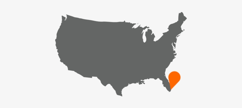 Right - Us Vector Map, transparent png #3207392