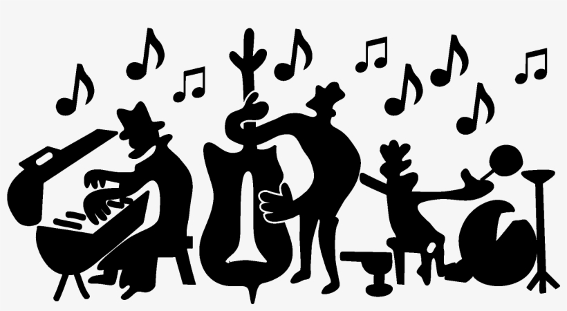 Sticker Groupe De Musique Ambiance Sticker Kc4934 - Groupe De Musique Png, transparent png #3207518