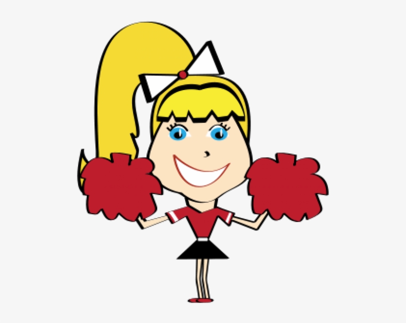 Free Download Red Cheerleader Clipart Cheerleading - Red And Black Cheerleader Clipart, transparent png #3207627