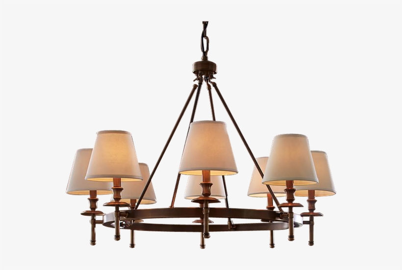 Collins Chandelier Aged Brass, transparent png #3207982