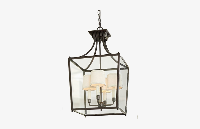 Ballard Designs Sheffield 4-light Chandelier With Shades, transparent png #3208038