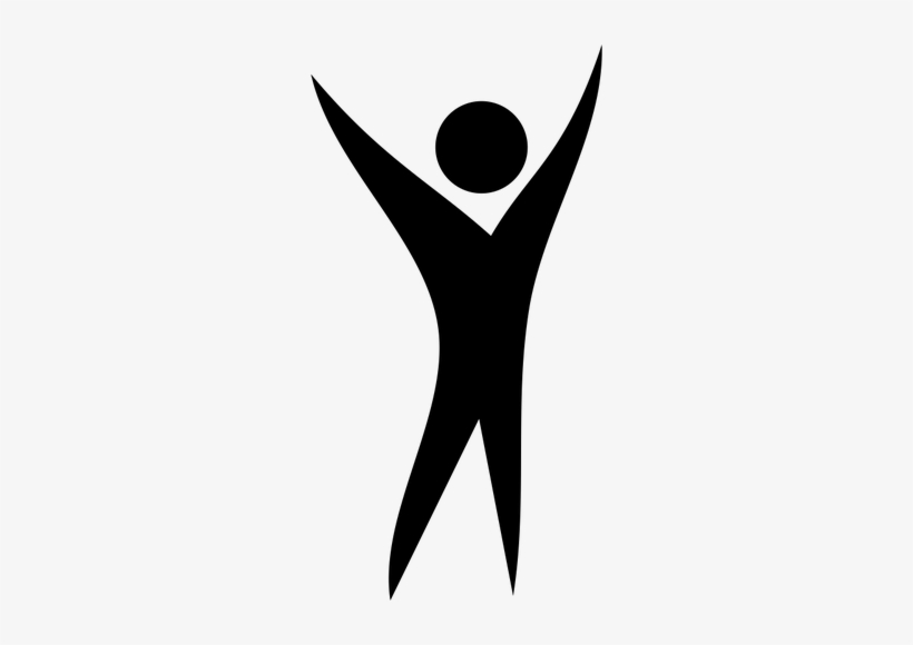 14929 Free Running Man Vector Icon Public Domain Vectors - Happy Man Icon, transparent png #3208145