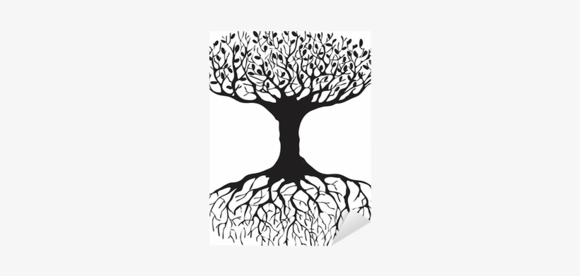 L Albero Della Vita In Bianco E Nero Free Transparent Png