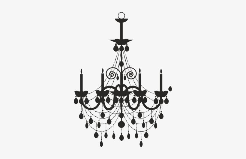 Symbols For Design, Symbols, Free Engine Image For - Chandelier Silhouette, transparent png #3208405