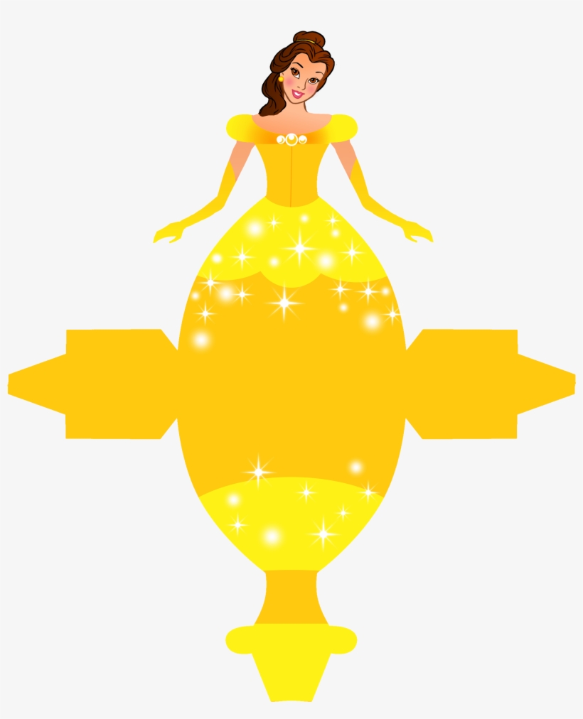 Free Printable Disney Princess Box - Princess Box Templates, transparent png #3208428