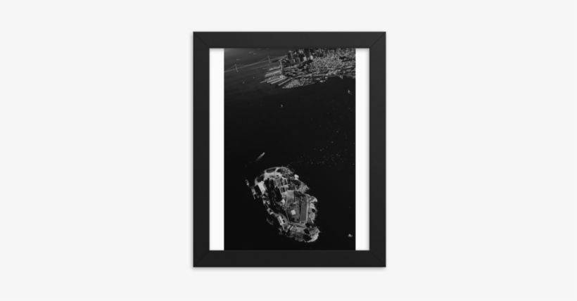 An Aerial Picture Of An Impossible Angle Captures Both - Alcatraz Island, transparent png #3208894