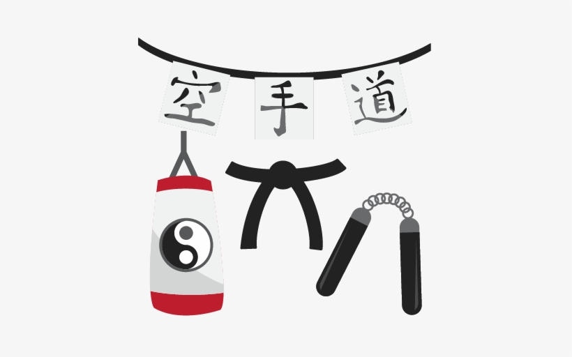 Karate Set Svg Scrapbook Cut File Cute Clipart Files - Scalable Vector Graphics, transparent png #3208966