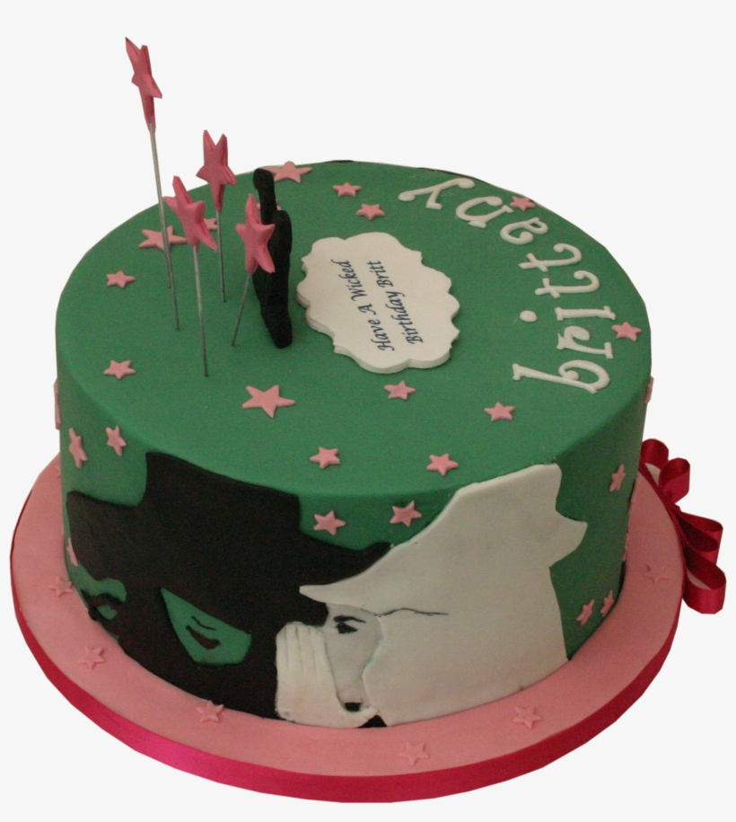 Wicked Silhouette Cake - Birthday Cake, transparent png #3209140