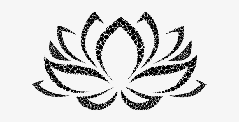 Sacred Lotus Silhouette Flower Drawing Computer Icons - Lotus Flower Line Art, transparent png #3209174