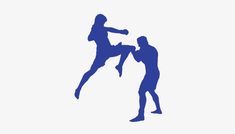 Martial Arts - Mma Fighter Siouhette Vector, transparent png #3209364