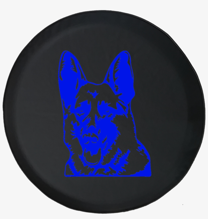 German Shepherd Dog Lover K9 Jeep Woof Offroad Jeep - Old German Shepherd Dog, transparent png #3209591