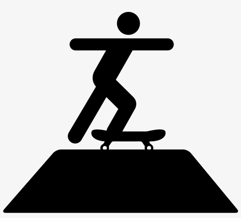 Skateboard Sportive Skater Skating Silhouette - Iphone 5 Or 5s Wallet Case Pink Symbol, transparent png #3209666