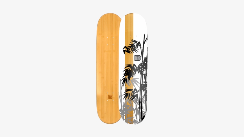 This Design Is Part Of The Silhouette Series And Celebrates - Bamboo Skateboards Henon Graphic Skateboard Deck, Natural,, transparent png #3209750