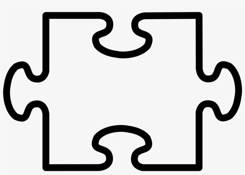 Facebook Clipart Video Free For Download On Rpelm Svg - Jigsaw Piece Black And White, transparent png #3211041