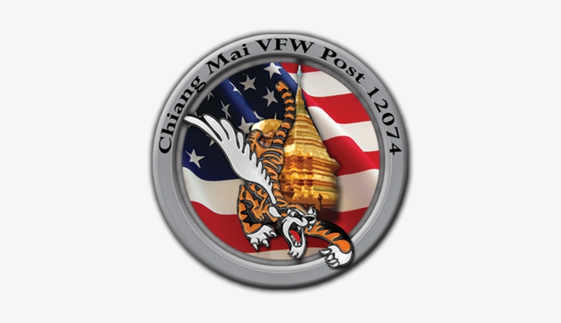 Chiang Mai Veterans Of Foreign Wars Post 12074 2009 - American Flag, transparent png #3212846