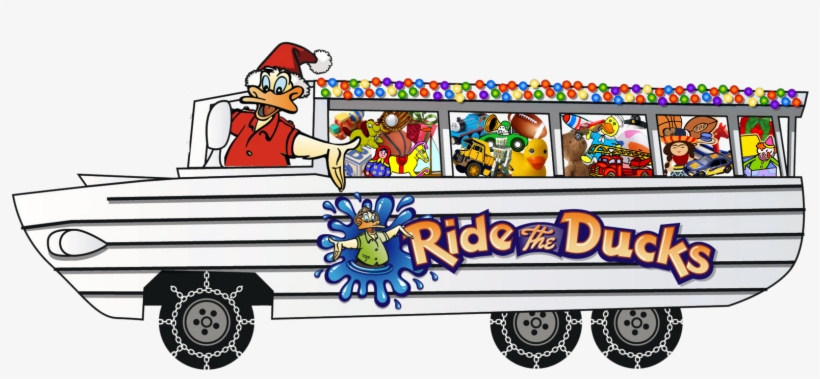 Donate A New, Unwrapped Toy At Any Ride The Ducks Location - Ride The Ducks Logo, transparent png #3213939