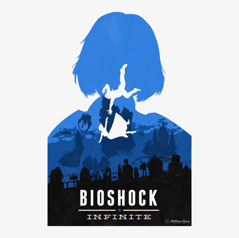 Bioshock Infinite Elizabeth Minimalist - Bioshock Poster William Henry, transparent png #3214907