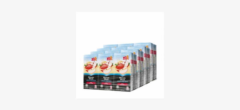 Minute Maid Refresh Apple 4x6x200ml - Minute Maid Refresh Apple Fruit Drink, transparent png #3215478