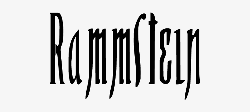 Rammstein - Calligraphy, transparent png #3216777