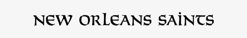 Powerade Logo Vector - New Orleans Saints Lettering, transparent png #3218038