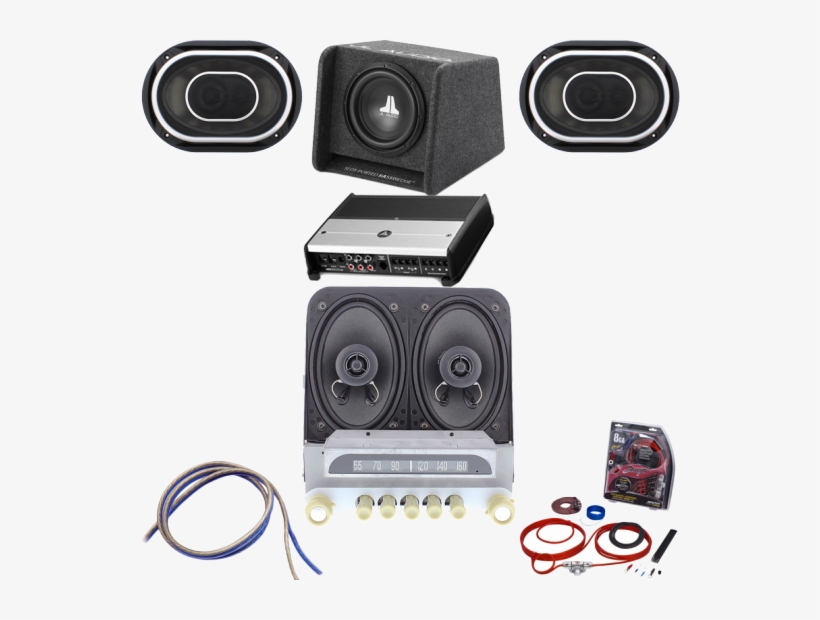 1951-1952 Chevy Radio With Bluetooth Jl Audio Stereo - Jl Audio 10" Basswedge Subwoofer Gray, transparent png #3218430